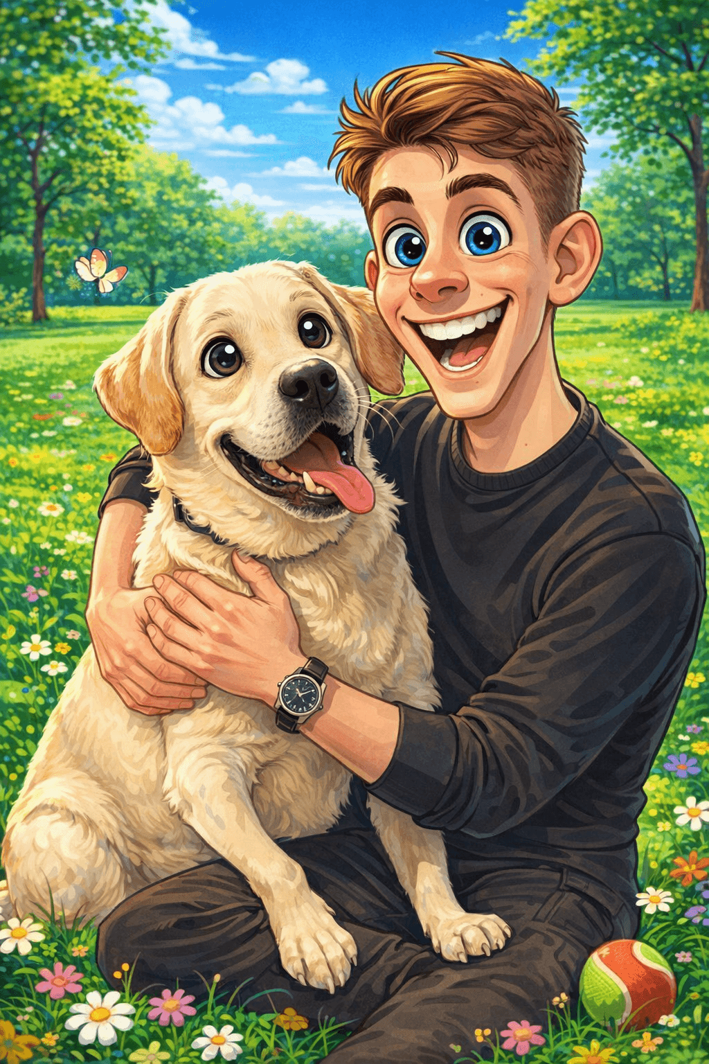 Exemplu caricatură cu animal 1